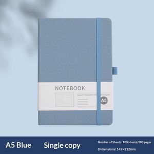 Carnet à spirales A5 à prix d'usine, personnalisation en gros, reliure Wire-O, agenda étudiant en PU, coffret cadeau, design personnalisé - Product Image 3