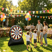 Jeu de fléchettes géant gonflable personnalisé, cible gonflable pour fléchettes, pour jardin, fête d'enfants, team building, jeu en plein air