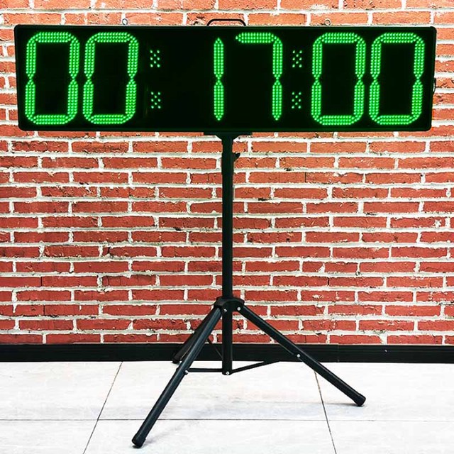 CHEETIE CP30 Double Sided Led Digital 6 Digit Display 12 Inch Waterproof Programmable Marathon RFID Race Timing System