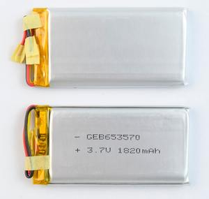 Sale well GEB 653570 1820 mAh <span class=keywords><strong>3</strong></span>,7 V lithium-ion battery for best MP4 watches - Product Image 4