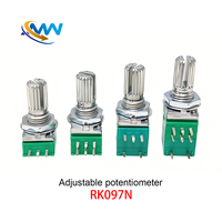 Potentiomètre réglable simple/double RK097 3/5/6/8 broches B5K Potentiomètre de volume
