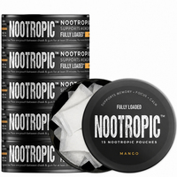 Aangepaste Formaat Nootropische Sachets Munt Fruit Smaak Effectieve Nic-sachet Vervanging Snellere Opname Alpha GPC L-Tyrosine GABA