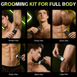 Kit de toilettage multifonction intelligent sans fil LED ENCHEN, best-seller, pour hommes, tondeuse à poils de nez et à barbe électrique - Product Image 3