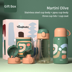 2022 BPA bottiglia in acciaio inossidabile gratuita baby baby sipper bottle <span class=keywords><strong>set</strong></span> di <span class=keywords><strong>biberon</strong></span> appena nati - Product Image 5