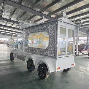 Chariot funéraire électrique de luxe Zhenda à six roues avec pneus en caoutchouc massif pour cercueil moderne HenNan - Product Image 4