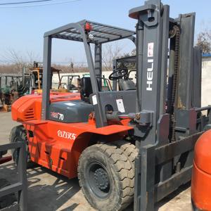 Chinese Brand 7T Heli Diesel Forklift with 3T Capacity High Efficiency Liquefied Gas Used Condition for Machinery Repair Shops - Product Image 6