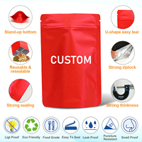 Des milliers de modèles de sacs en mylar personnalisés imprimés, 1g, 3.5g, 7g, 28g, 1lb, sacs en mylar à toucher doux, holographiques, résistants aux enfants, découpés à la forme
