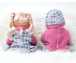 Poupées réalistes grands yeux pour bébé Reborn, 1 cm, 30.5cm, jouet 12 sons, éducation pour filles, en Silicone souple, double, bricolage - Product Image 6