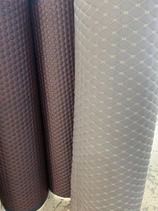 Pelle Sintetica PVC Ricamata con Schiuma, <span class=keywords><strong>Ultimo</strong></span> Design per Sedili Auto, Divani, Borse, Abbigliamento, Mobili - Product Image 6