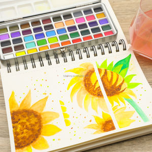 Artecho 50 Colores, Juego de Pinturas de Acuarela Personalizadas Coloridas en Oferta, Kit de Acuarelas en Pastel - Product Image 5