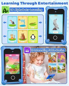 Telefono per bambini per ragazzi e ragazze, cellulare di simulazione portatile <span class=keywords><strong>giocattolo</strong></span> con 2.8 "Touchscreen, regali di compleanno - Product Image 4