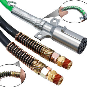 12Ft 15Ft ABS Cable Air Power Lines Camión Remolque Freno Zapata <span class=keywords><strong>de</strong></span> tambor <span class=keywords><strong>de</strong></span> freno Semi Truck Air Line - Product Image 4