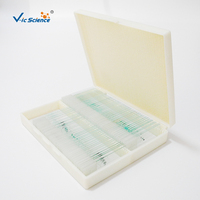 100 Kinds Parasite Slides Set Student Medical Parasitology Prepared Slides Parasitology Prepared Microscope Slides