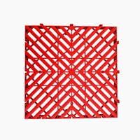 Dalles modulaires emboîtables antidérapantes en polypropylène pour drainage, grille de sol pour lavage de voitures et atelier de detailing automobile