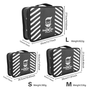 WangDa Valise de salon professionnelle portable Grande capacité Étanche Réglable en tissu Oxford Organisateur d'outils de coiffure Voyage <span class=keywords><strong>Barbier</strong></span> - Product Image 6
