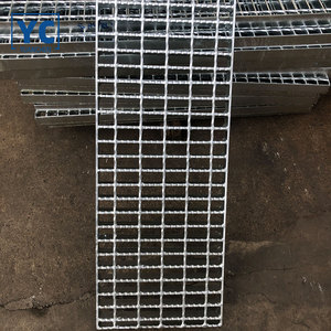 Гладкая оцинкованная стальная решетка от производителя CN, металлическая напольная решетка, усиленная решетка для тяжелых нагрузок от завода-изготовителя - Product Image 1