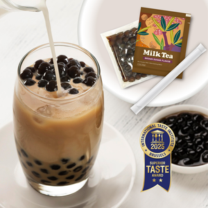 OEM Available Ambient <b>Storage</b> Includes Boba & Straws For Party Gifts Tiger Stripe Style Bubble Tea <b>Brown</b> Sugar 3 SET Boba Kit - Product Image 3