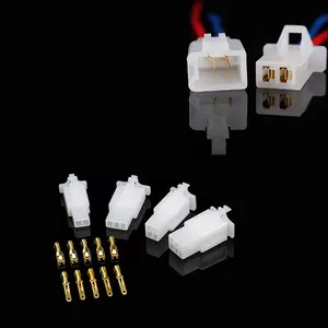 580pcs 2.54毫米2/<span class=keywords><strong>3</strong></span>/4/6/9针汽车电线连接器摩托车Ebike汽车公母电缆端子插头 - Product Image 4