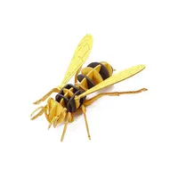 Puzle bee 3d, modelo de insectos de papel