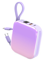 Productos más vendidos 2025 OEM Logo Portable Mini Carga rápida 22,5 W Power Banks 10000mAh