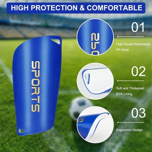 Tùy chỉnh espinillera futbol canilleras bóng đá miếng đệm ống chân bóng đá bảo vệ ống chân - Product Image 3