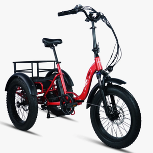 Tricycle Électrique Adulte Pliant à Cadre Bas, 3 Roues, Pneus Larges de 20 Pouces, Moteur Puissant 750W 48V, Nouveau Modèle GH-0001 - Product Image 3