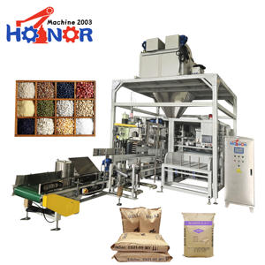 Machine d'emballage automatique de pesage de grains de café d'aliments pour animaux d'aliments pour chats pour animaux de compagnie de <span class=keywords><strong>15</strong></span> <span class=keywords><strong>Kg</strong></span> 25kg 50kg - Product Image 1