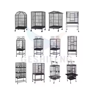 Xl Super Large Grand Ara Double Perroquet <span class=keywords><strong>Cage</strong></span> Fil de Fer dans la Maison Luxe Canari Volière Extérieur <span class=keywords><strong>Cage</strong></span> à Oiseaux Inséparables <span class=keywords><strong>Cage</strong></span> - Product Image 1