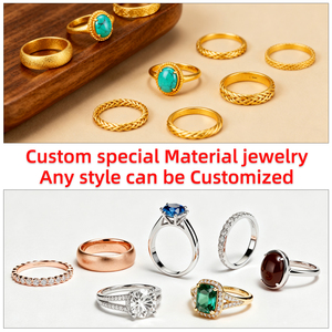 ओमी कस्टम गहने निर्माता डिजाइन लोगो हार इयररिंग्स स्टेनलेस स्टील गहने सोना - Product Image 4