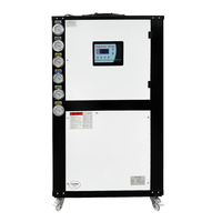 Refroidisseur d'eau industriel portable mini 15HP à refroidissement par air pour machines de moulage par injection commerciales