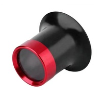 Loupe professionnelle à boucle optique, outil de loupe 10X métallique monoculaire de verre montre outils de réparation de bijoux 1 pièce