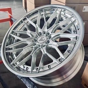Grayfox ล้อปลอมแปลงสีเงิน17-22นิ้วขอบ5X112 5X120สำหรับ <span class=keywords><strong>Mercedes</strong></span>-Benz C Class CLA <span class=keywords><strong>CLS</strong></span> SL 180 200 250 300 - Product Image 4