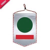Fanions d'échange de clubs de football, logo des supporters de football, drapeau d'échange de club, logo personnalisé, drapeau carré d'équipe de football