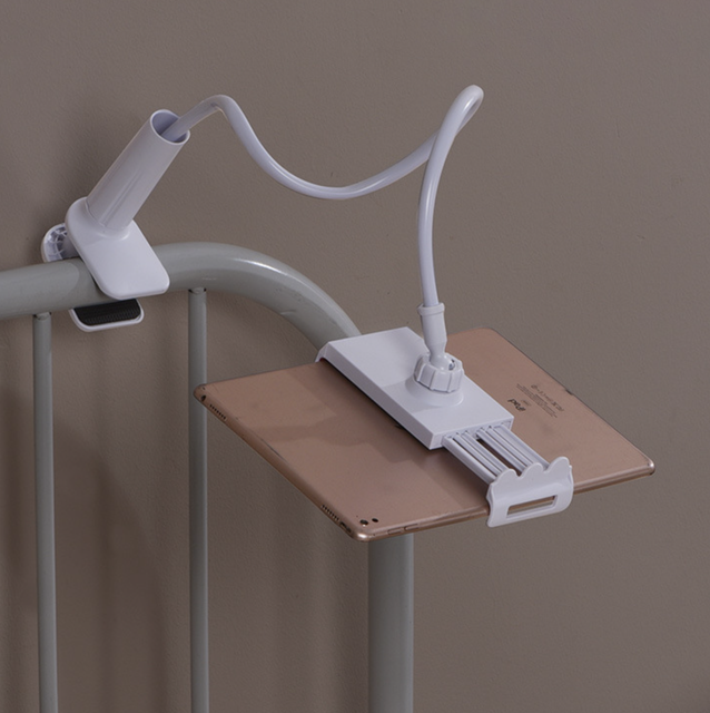 360° Rotating Universal Tablet Phone Stand Flexible Stand for Lazy Browsing Bedside Bed Holder for Tablets Smartphones