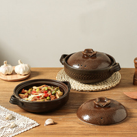 Marmite en céramique en grès, pot en argile japonais Donabe, casserole en porcelaine Kotobuki, pot en terre cuite, pot à cuire en argile