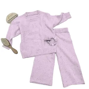 Mildream hochwertige Winter-Babybekleidung langärmelig Baby-Mädchen-Brieftrick-Outfit-Sets 2-teiliges Babykleidungs-Set