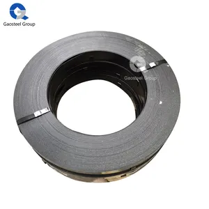 Black Painted Steel Strapping Waxed Metal Strapping Band Packing Steel Strip Regular Duty Packing Band High Tensile