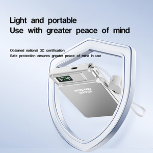 Cargador Inalámbrico Magnético con Soporte Integrado de Aleación de Aluminio F21, Batería de 10000 mAh, Pantalla TFT, Diseño Ultra Delgado, Carga Rápida - Product Image 5