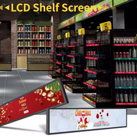 19 21 24 28 37 pouces 200 400 Nits 1080P Android barre étirée écran Lcd signalisation numérique Tft Lcd barre d'extension affichage