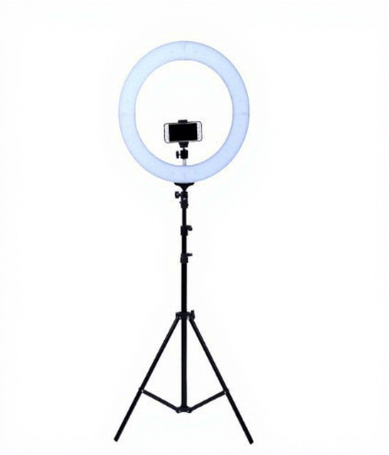 Adjustable Telescopic Ring Light for Tattoo Beauty & Photography Plastic Bracket
