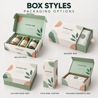 Boîte cadeau en gros, ensemble de trois articles, avec insert ajusté, en carton imprimé, pour emballage de bouteilles et bocaux, boîte d'expédition