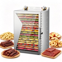 Déshydrateur alimentaire domestique à 8 plateaux, contrôle mécanique, pour fruits séchés et légumes, four de séchage en acier inoxydable