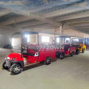 Voiturette de golf électrique 2 places avec benne de chargement et pare-brise pour le transport en parc – Approvisionnement direct usine - Product Image 5