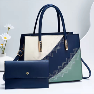 Nuevo Bolso de Gran Capacidad con Bloques de Color a la Moda para Madre e Hija, Bolso de Hombro Diagonal Atmosférico para Mujer - Product Image 4