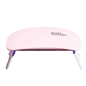 Lampe UV LED portable 6W mini USB pour ongles en gel, séchage rapide du vernis gel, minuterie 60S, faible bruit, pour manucure en salon ou <span class=keywords><strong>à</strong></span> domicile, DIY - Product Image 1
