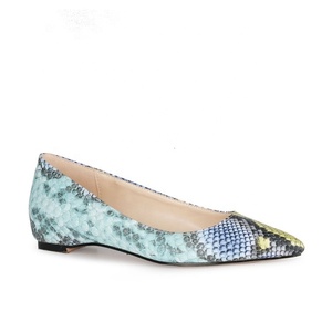 Snakeskin Pattern Women's <b>Flats</b> Dress Shoes <b>Pointed</b> <b>Toe</b> <b>Flat</b> Pumps Shoes Office School Girl Daily Life Slip-on Casual Shoes - Product Image 4