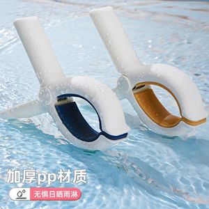 Pinzas para la ropa resistentes al viento, pinzas grandes de plástico para secar edredones y sábanas, diseño redondo y duradero - Product Image 3