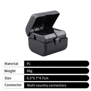2025 Universal Travel <b>Adapter</b> Black Color Plastic Worldwide Portable Travel <b>Plug</b> Adaptor for Sale - Product Image 4
