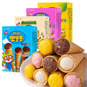 Aperitivos exóticos al por mayor 53,4G <span class=keywords><strong>Bobole</strong></span> coreano en forma de helado Chocolate Sandwich Galleta Sticks - Product Image 1