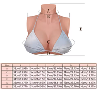 Prothèses mammaires en silicone YPM pour mastectomie, travestis, drag queens, travestis, sissy, taille de bonnet B/C/D/E/G/H